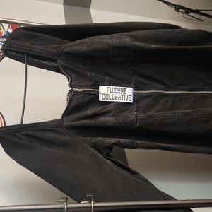 Future collective denim corset dress